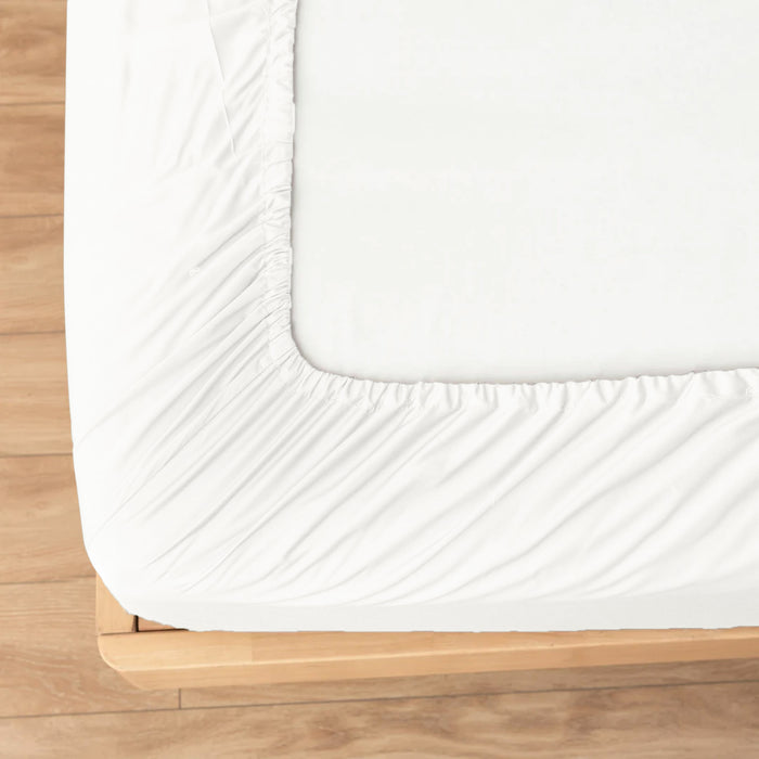 Premium Quality Fitted Sheet White