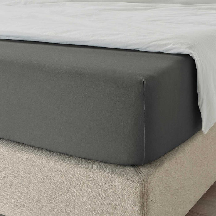 Premium Quality Fitted Sheet Charcoal