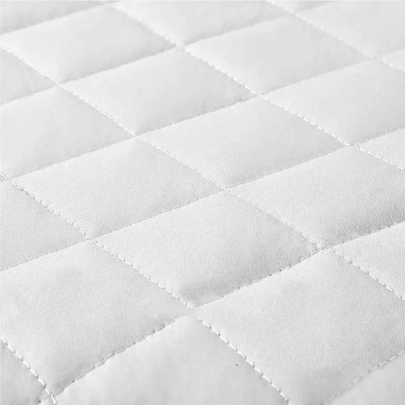 Quilted Mattress Protector With Elastic Strap (Non Waterproof)