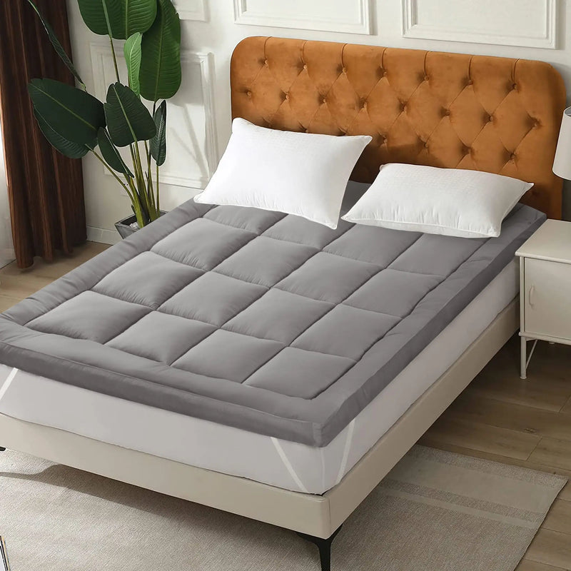 Square Quilted Ultra Soft Mattress Topper