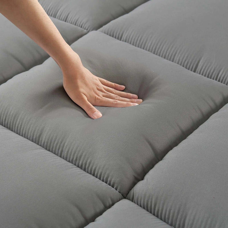 Square Quilted Ultra Soft Mattress Topper