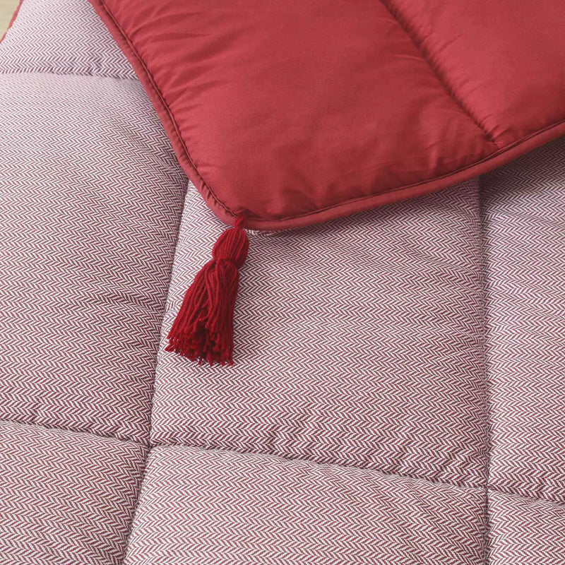 Rose Herringbone Sofa Topper