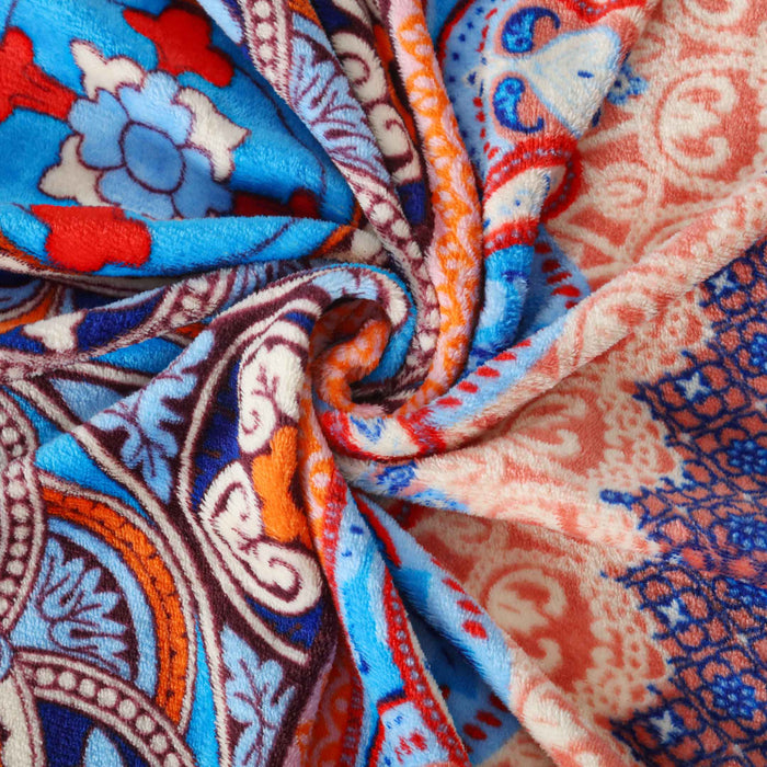 Royal Moroccan Bliss Printed Fleece Fitted Sheet