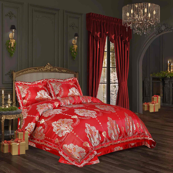 Ruby Isabella Jacquard Bedding Set