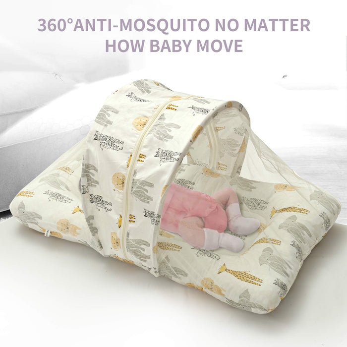 Safari Bloom Mosquito Net Bed