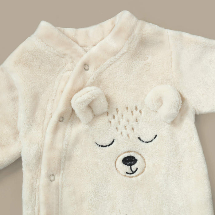 Sleepy Bear Fleece Romper