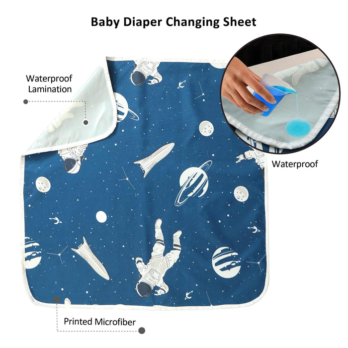 Space Dreams Baby Diaper Changing  Sheet