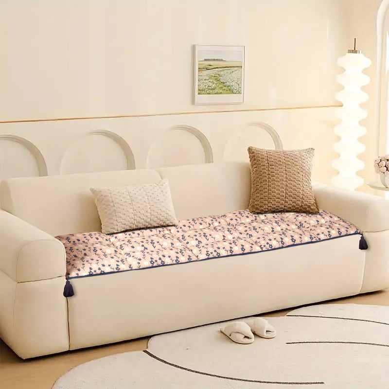 Spring Serenade Quilted Sofa Topper