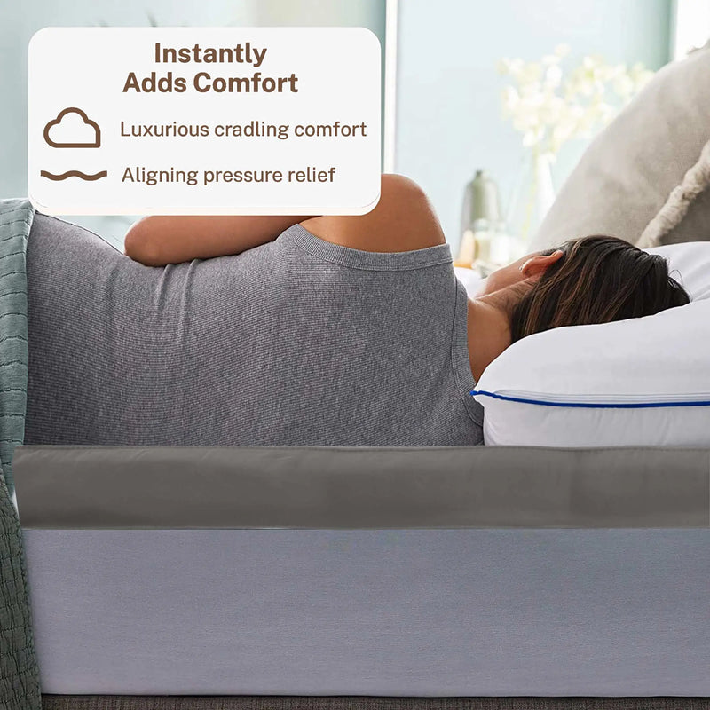 Square Quilted Reversible Mattress Topper