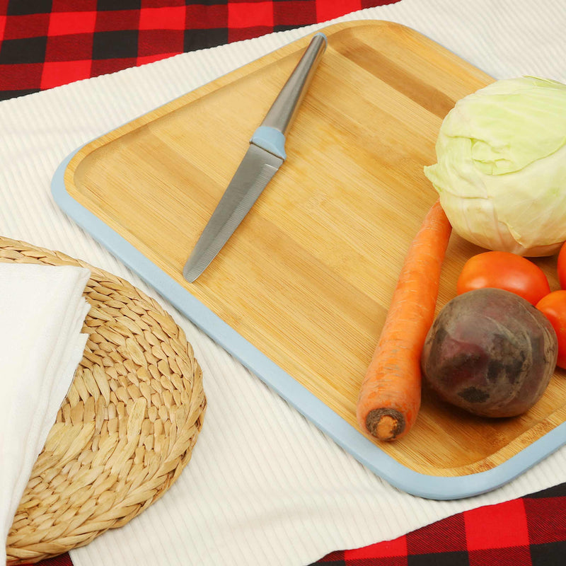 Tessie & Jessie Bamboo Wood Serving Tray