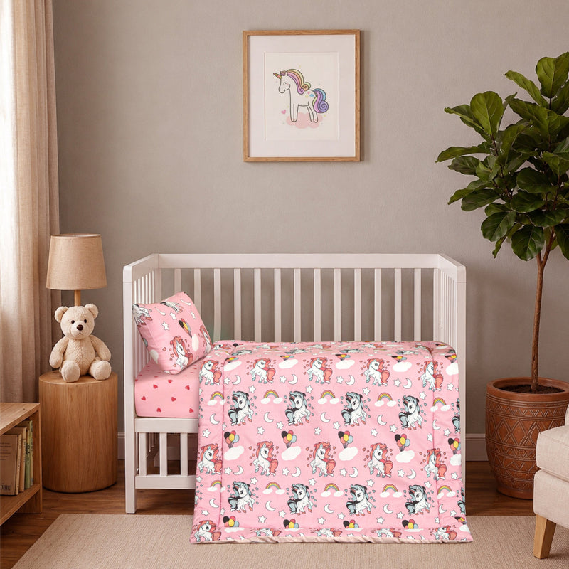 Unicorn Baby Comforter Set