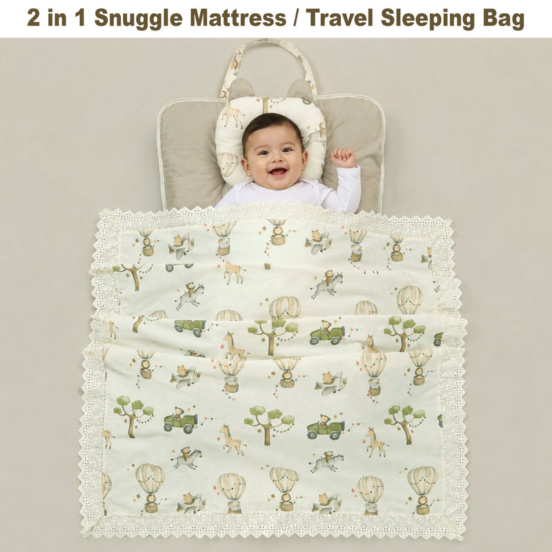 Up & Away Safari Baby Portable Bed