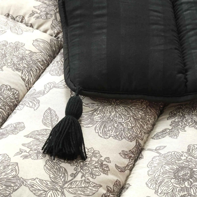 Vintage Botanica Quilted Sofa Topper