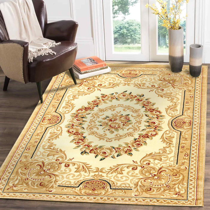 Modern Persian Style King Size (7.6 X 5.25 Feet) Thick & Cozy Floor Rug