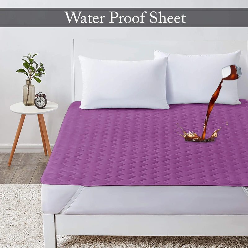 Waterproof Quilted Mattress Protectors With Elastic Strap