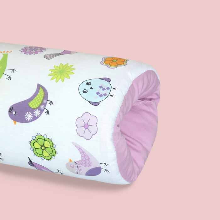 Bloom and Birds Printed Baby Feeding Pillow