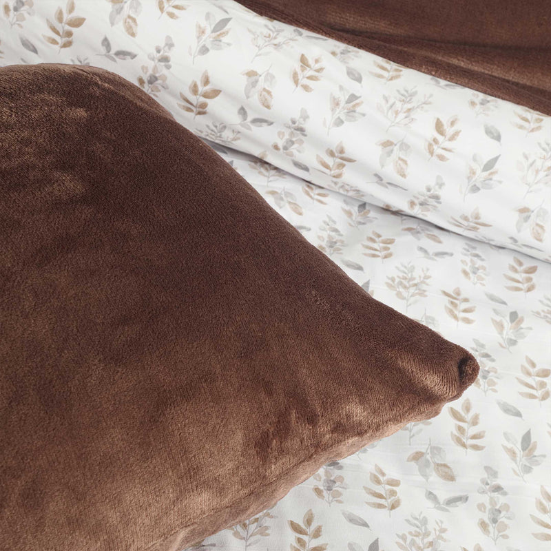 Mocha Embrace Printed Razaye Set-6pc