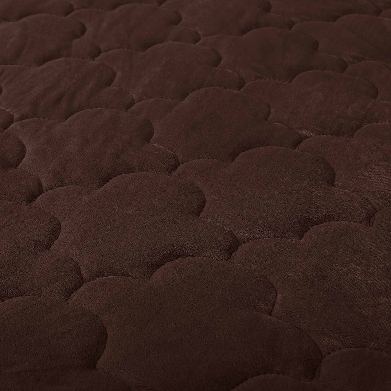 Plush Quilted Fleece Fitted Sheet