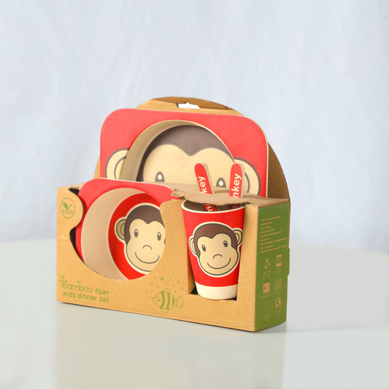 Kids Mealtime Monkey Set