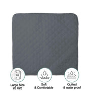 plain grey baby pampers diaper sheet