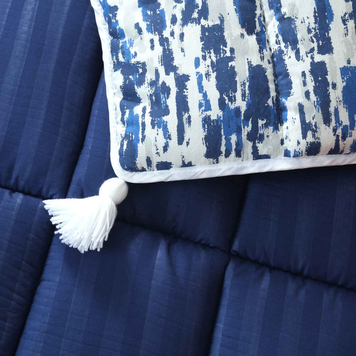 Indigo Drift Sofa Topper