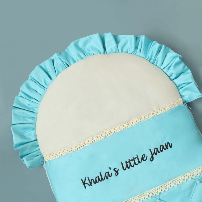 Khala's Little Jaan Luxury Hand Pleated Baby Sleeping Carry Nest