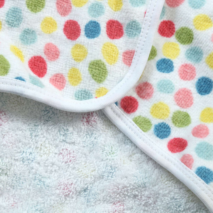 Pink Moon and Dots Baby Hankie