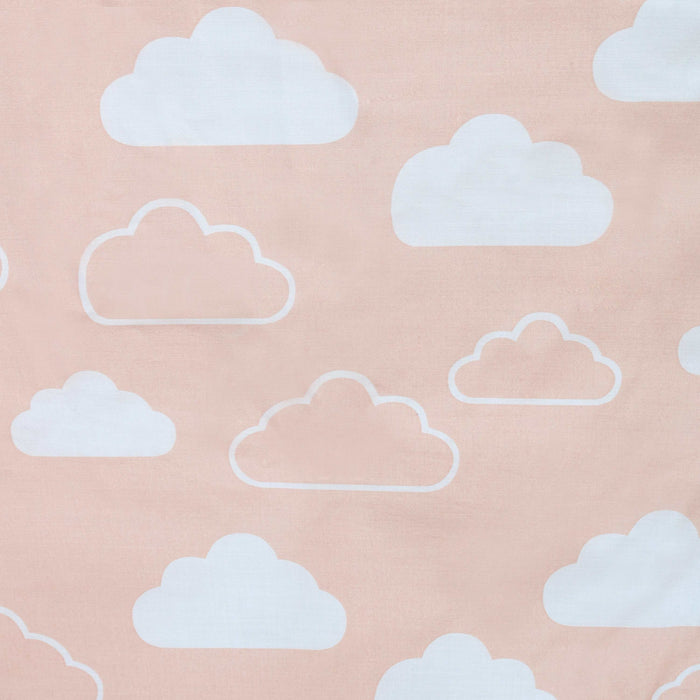 Peach Cloud Baby Cot Set