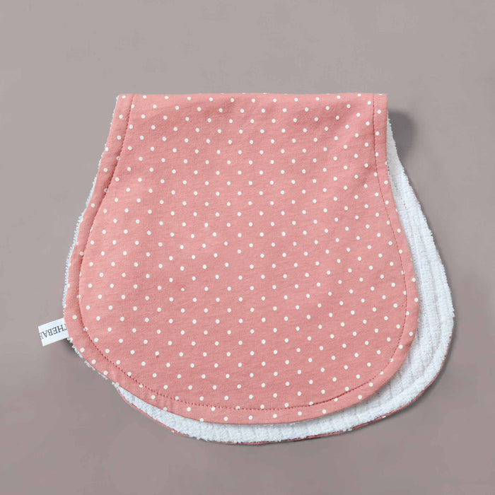 Pink Dots Baby Burp Cloth