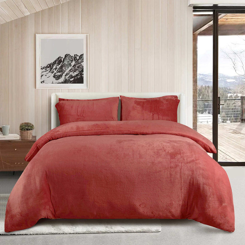 Fleece Bedsheet and Razaye 6pc Set