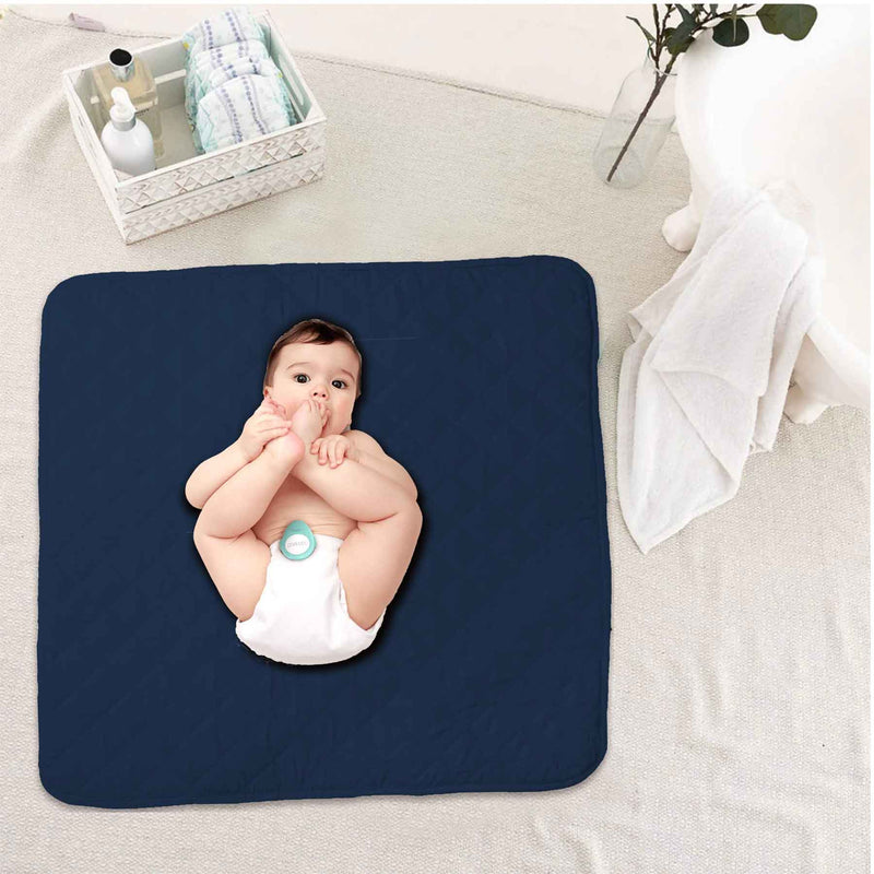 plain navy baby pampers diaper sheet