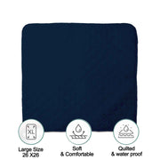 plain navy baby pampers diaper sheet