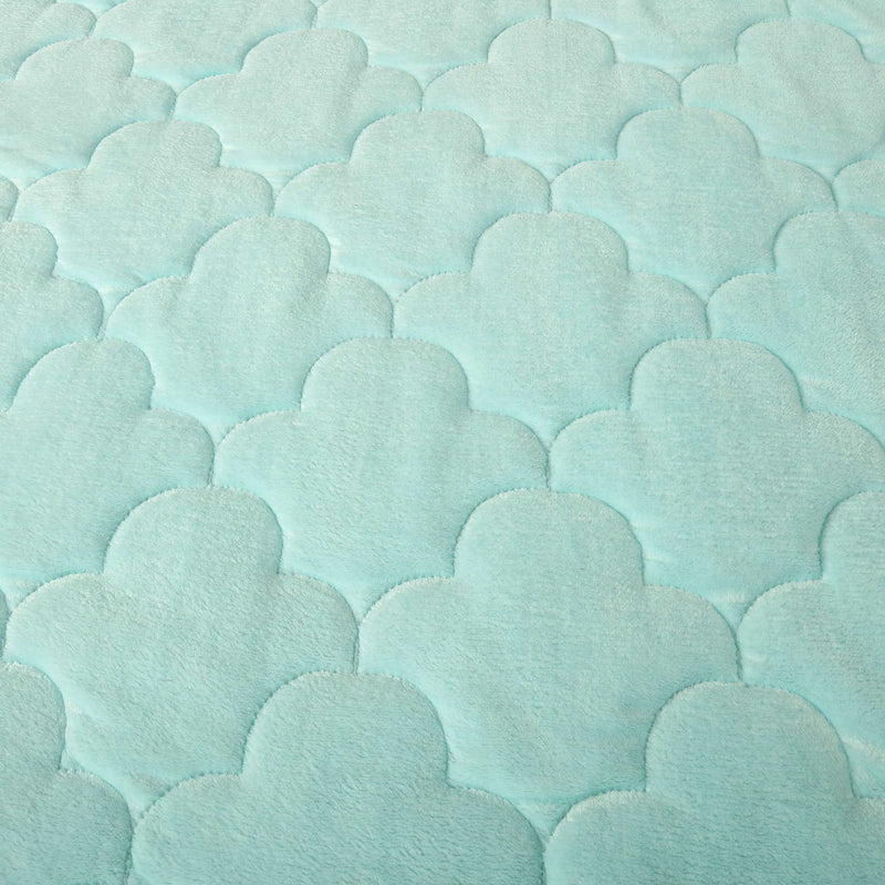 Plush Quilted Fleece Fitted Sheet