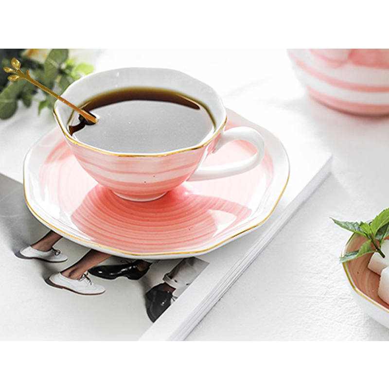 Antique Cup with Saucer & Spoon (4522879025261)