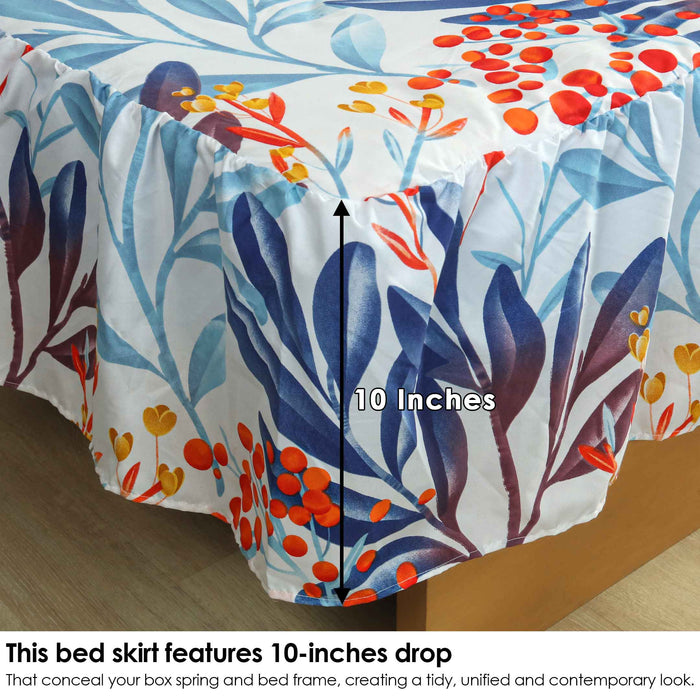 Spoon Flower Ruffled Fitted Sheet