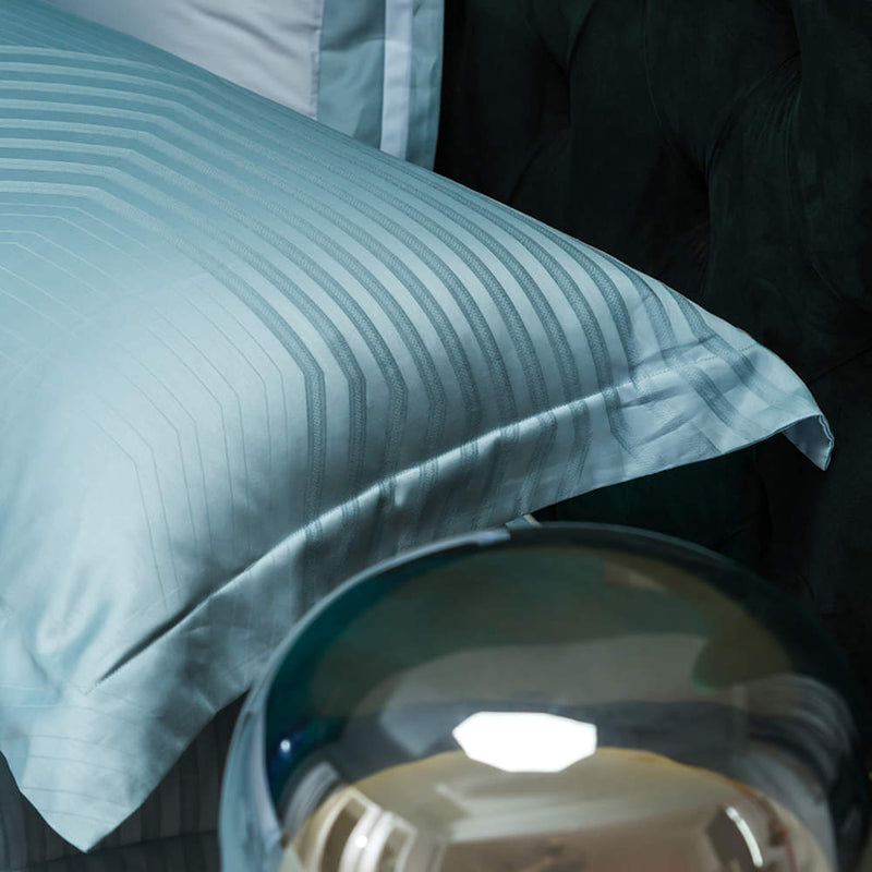 4-Pcs Fancy Macchiato Lorraine Aqua Duvet Set
