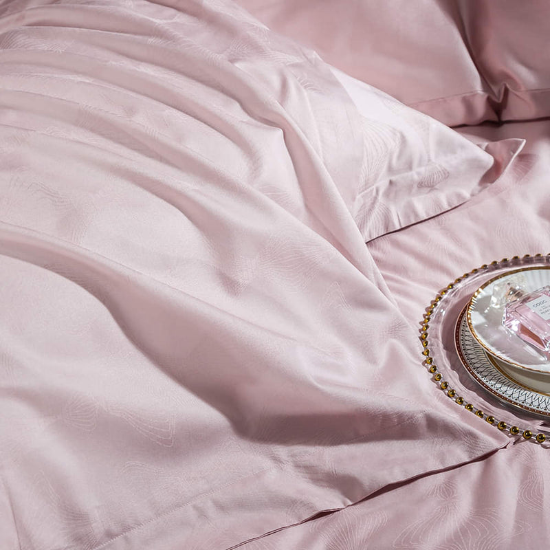 4-Pcs Fancy Macchiato Light Powder Duvet Set