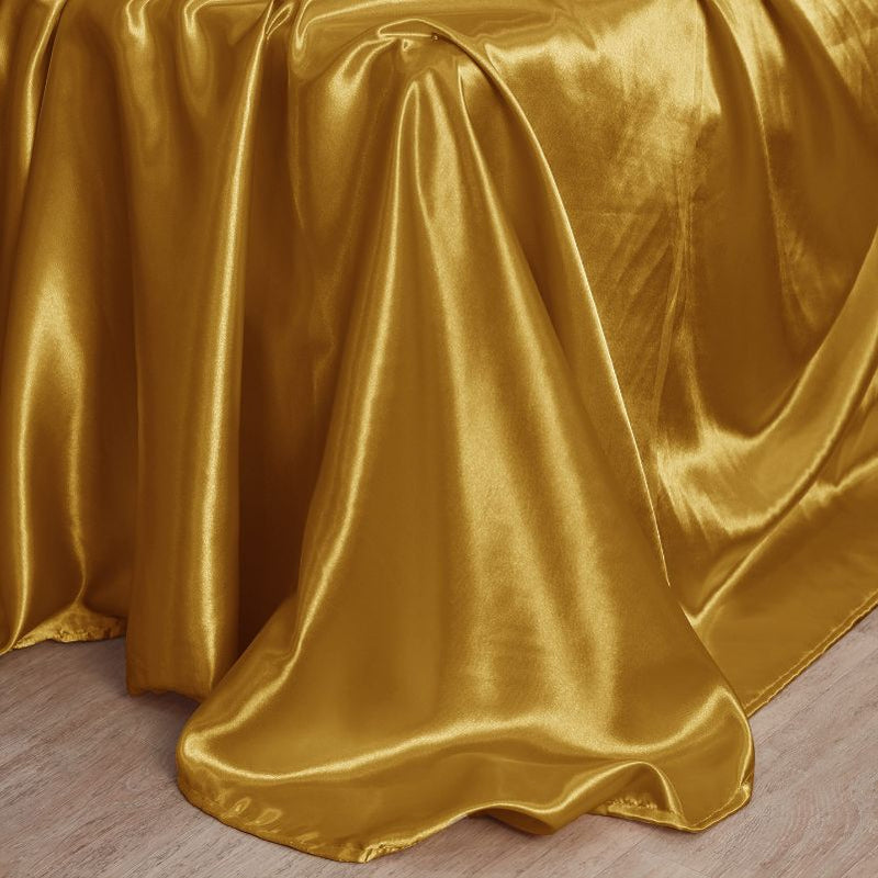 sateen silk bedsheets