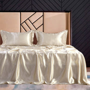 sateen silk bedsheets