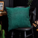 bed rock green zip cushion