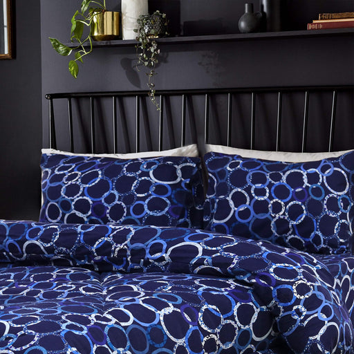 blue rings pur cotton comforter