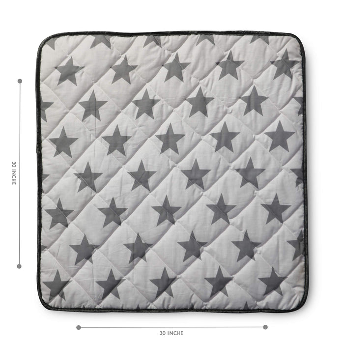grey star silk embossed wrapping sheet