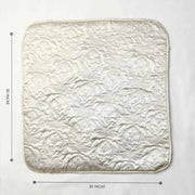 embossed fleece silk reversible wrapping sheet