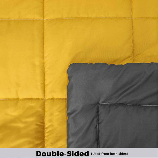 square quilted summer comforter