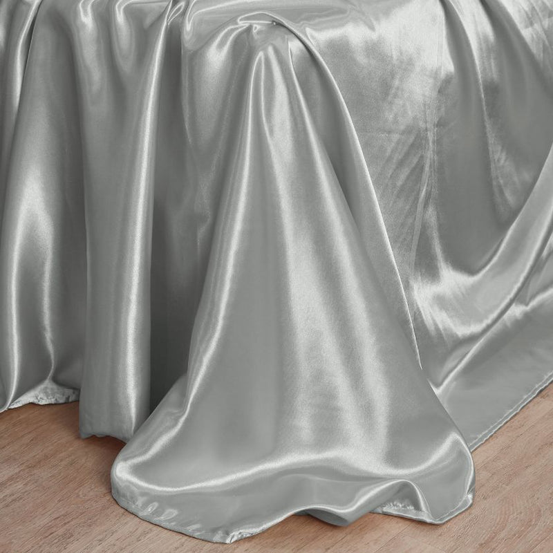 sateen silk bedsheets