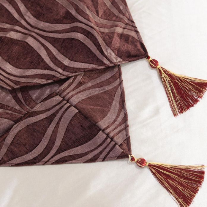 jacquard bed runners