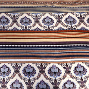 soft warm traditional navy sherpa blanket