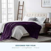 grey ultrasoft sherpa blanket