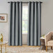 ultrasoft fine grommet top velvet curtain panels ash