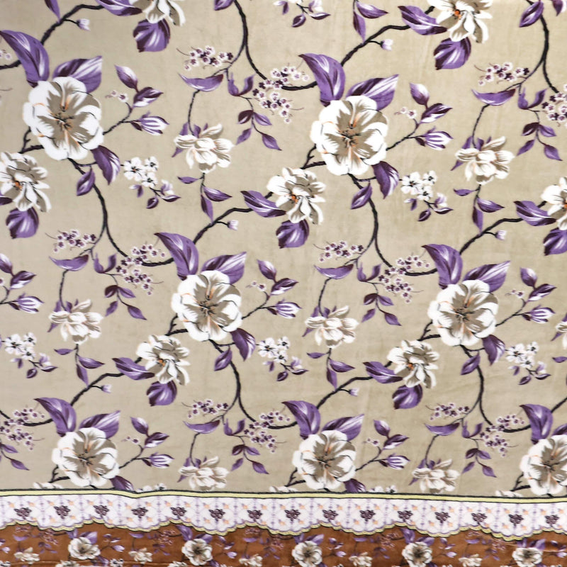 soft warm floral print embossed sherpa blanket1